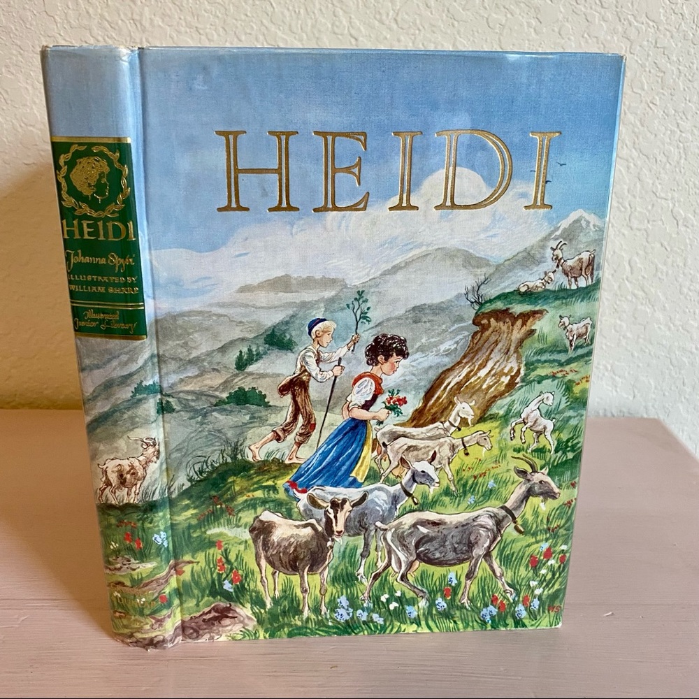 Vintage Illustrated Heidi by Johana Spyri